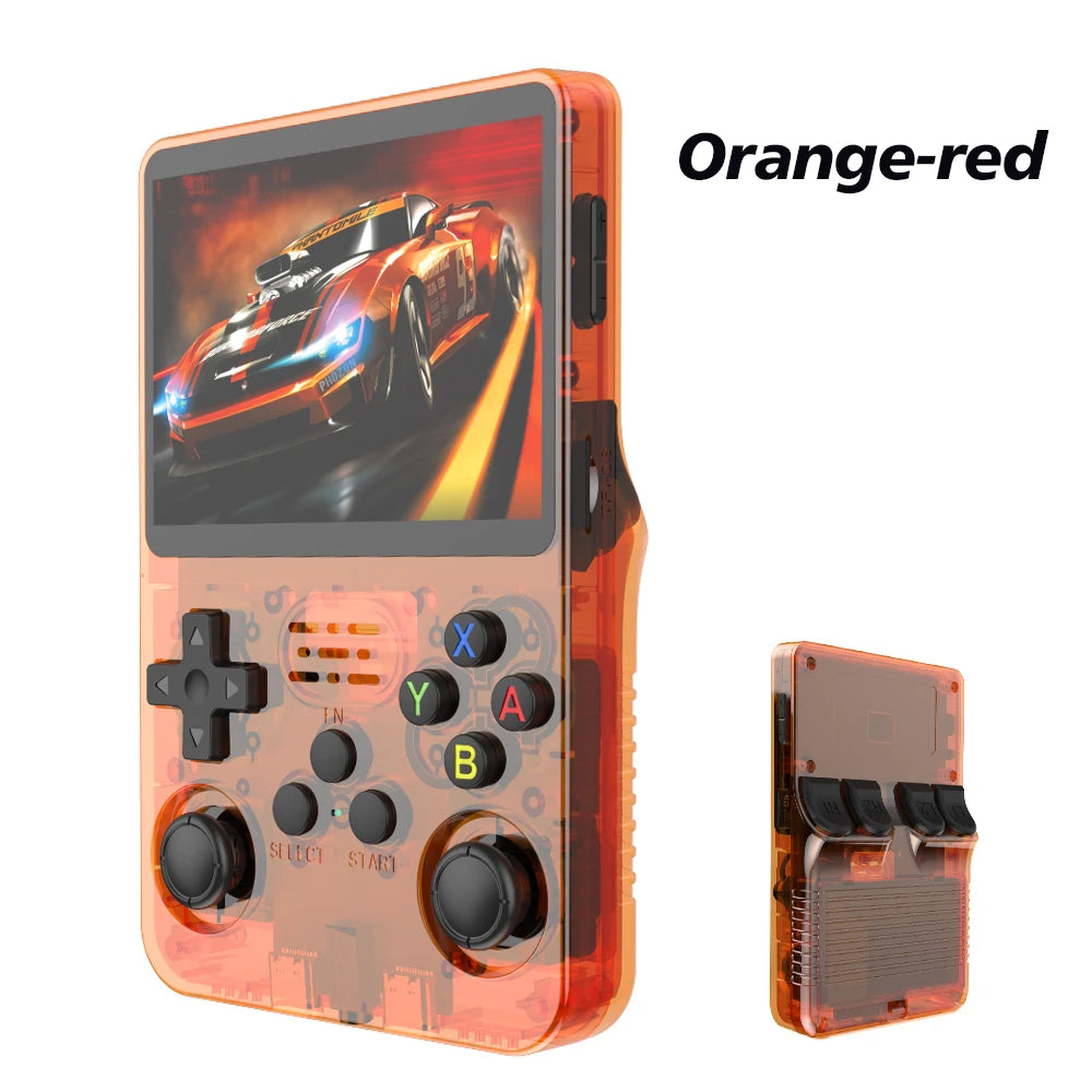 R36S Retro Handheld Console – 128GB/64GB, 3.5" IPS Display, Linux System, Portable Gaming Fun