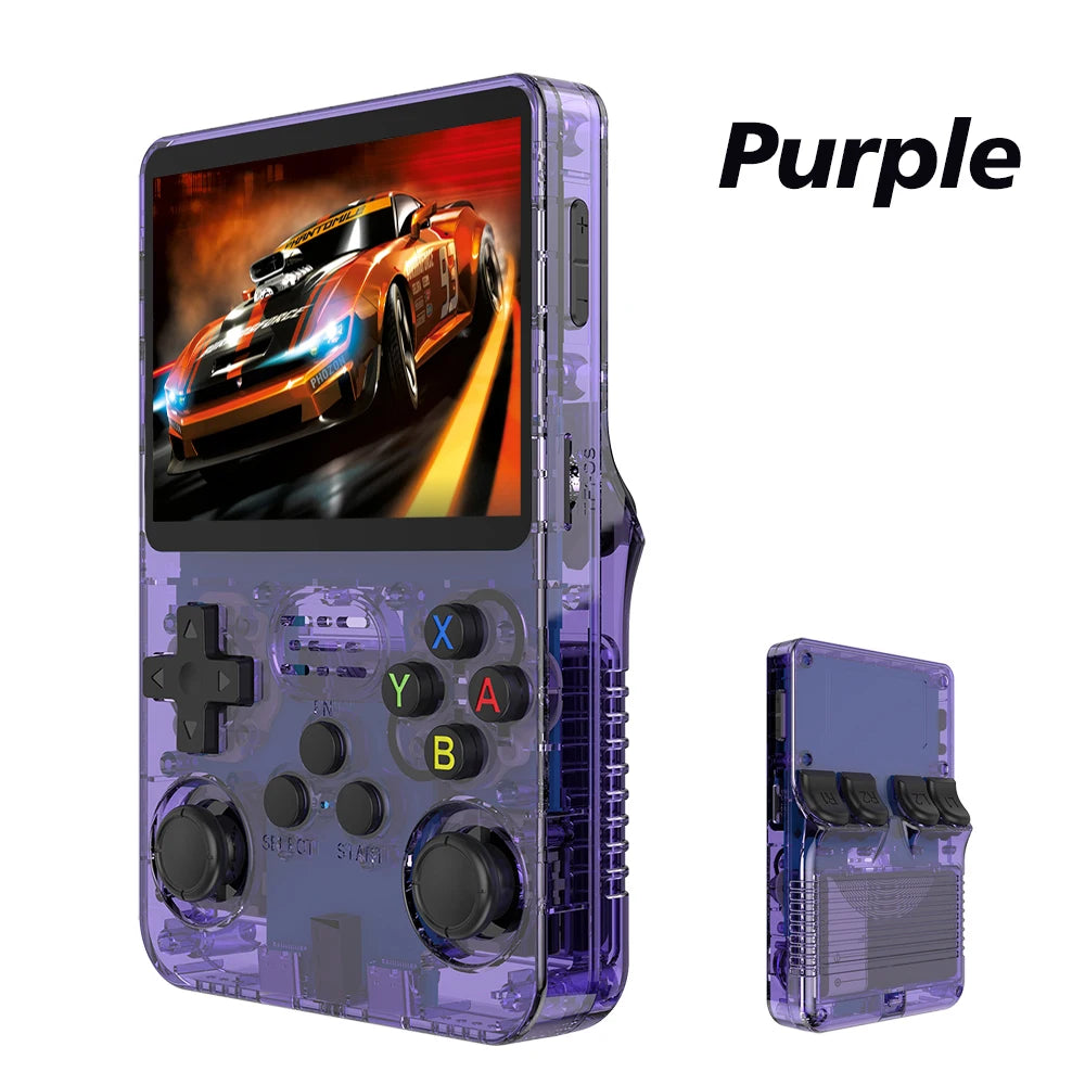 R36S Retro Handheld Console – 128GB/64GB, 3.5" IPS Display, Linux System, Portable Gaming Fun