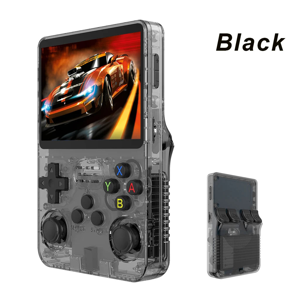 R36S Retro Handheld Console – 128GB/64GB, 3.5" IPS Display, Linux System, Portable Gaming Fun